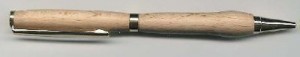 copyright_fred_stifte_ausbuche Stift aus Buche - vom Drechsler "Fred"